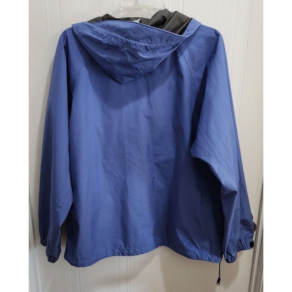 Bass Pro Shop Gore Tex Paclite‎ Blue Windbreaker Hooded Jacket Mens Size Large - Picture 11 of 14